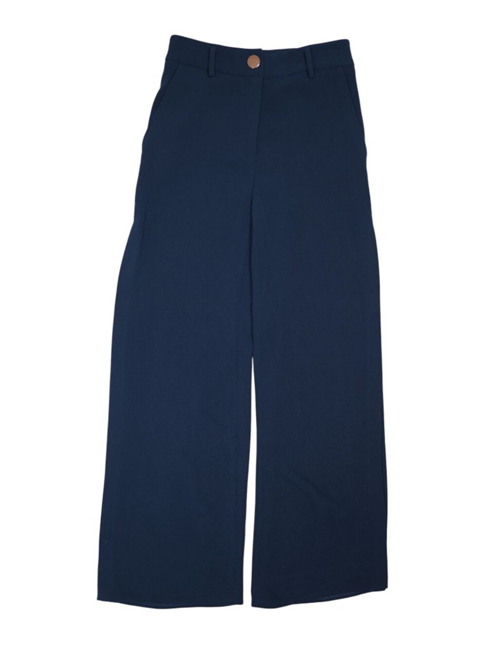 Laveer Side Slit Pants in Blue